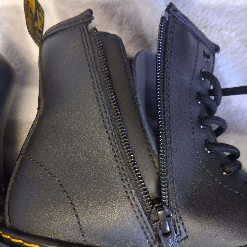 Dr. Martens Black Leather Footwear